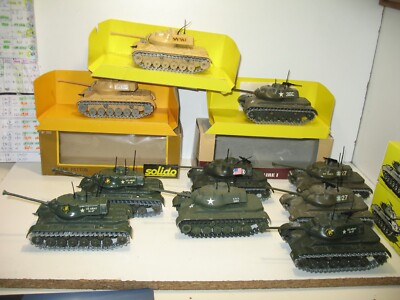 SOLIDO VEREM, char patton version USA 3085 militaire complet neuf A