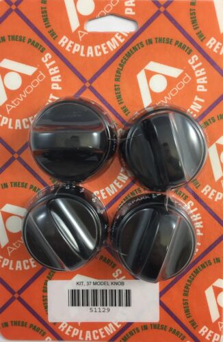 Atwood 51129 Burner Knob Kit for 37 Series RV Parts