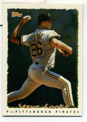 STEVE COOKE 1995 Topps #113 CYBERSTATS SPECTRALIGHT FOIL pittsburgh pirates