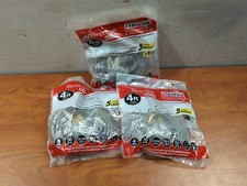 LOT OF 3 Certified 30 AMP 4-Wire Electric Dryer Power Cord 4Ft