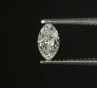 GIA certified loose .54ct SI1 G marquise cut diamond vintage estate Natural — photo 3