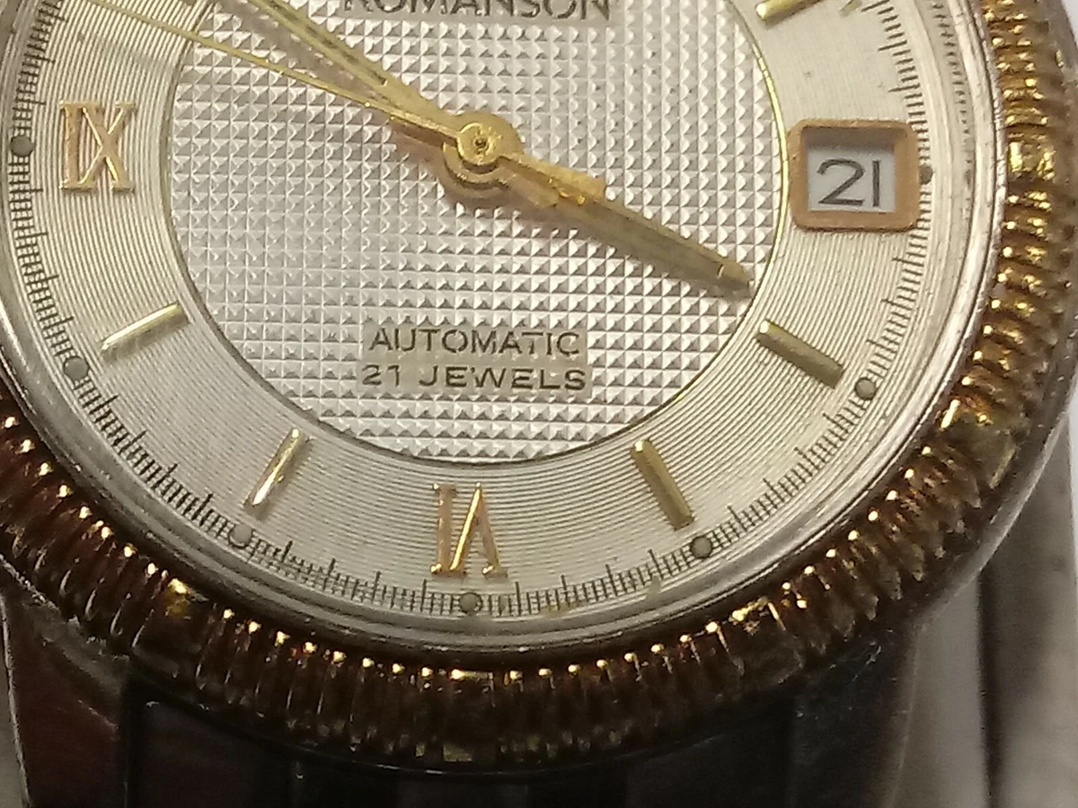 Romanson automatic hotsell 21 jewels