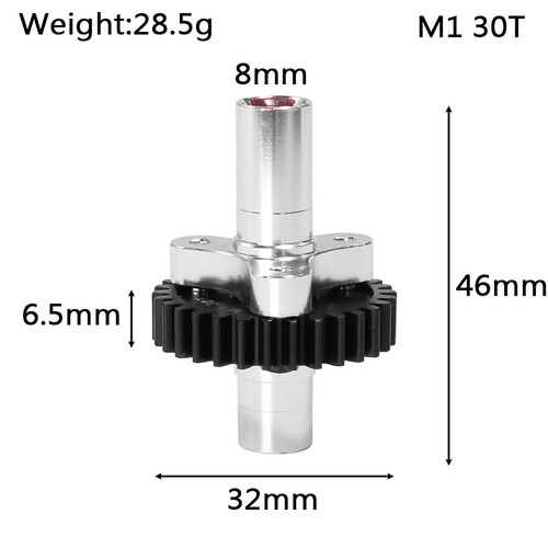 30T M1 Steel Gear with Slipper Clutch Slipper Eliminator for ARRMA Car Parts z - Picture 7 of 7
