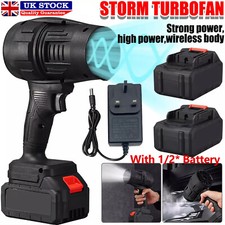 130,000RPM Air Jet Dry Blower Electric Powerful Cleaning Turbo Jet Fan +Battery