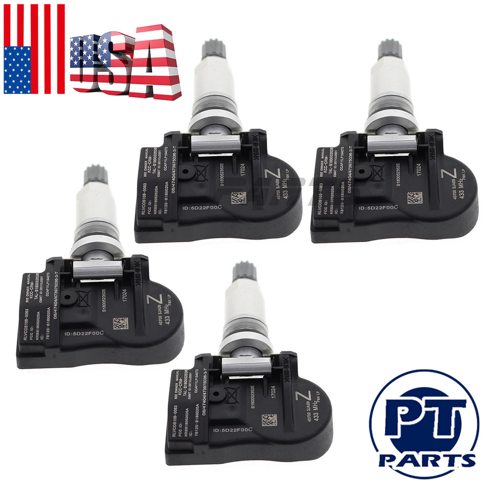 4 Pcs Tire Pressure Sensor TPMS For Infiniti Q50 Q60 QX60 JX35 40700-3JA0B - Image 3 of 4