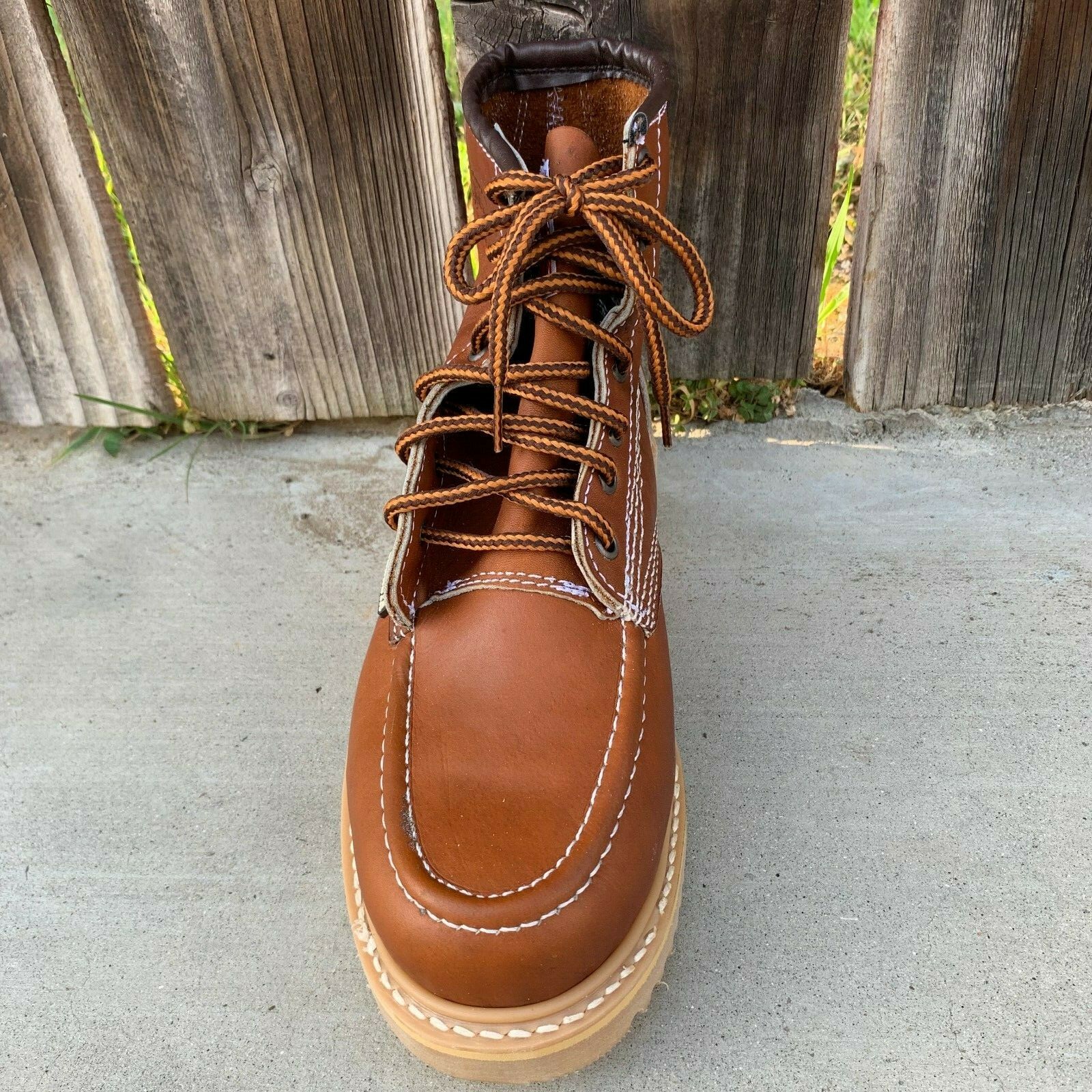 Carreta Comfort Plus Men’s Leather Work Boots – Super Lightweight, Slip Resistant, Lace-Up, Handmade In Mexico