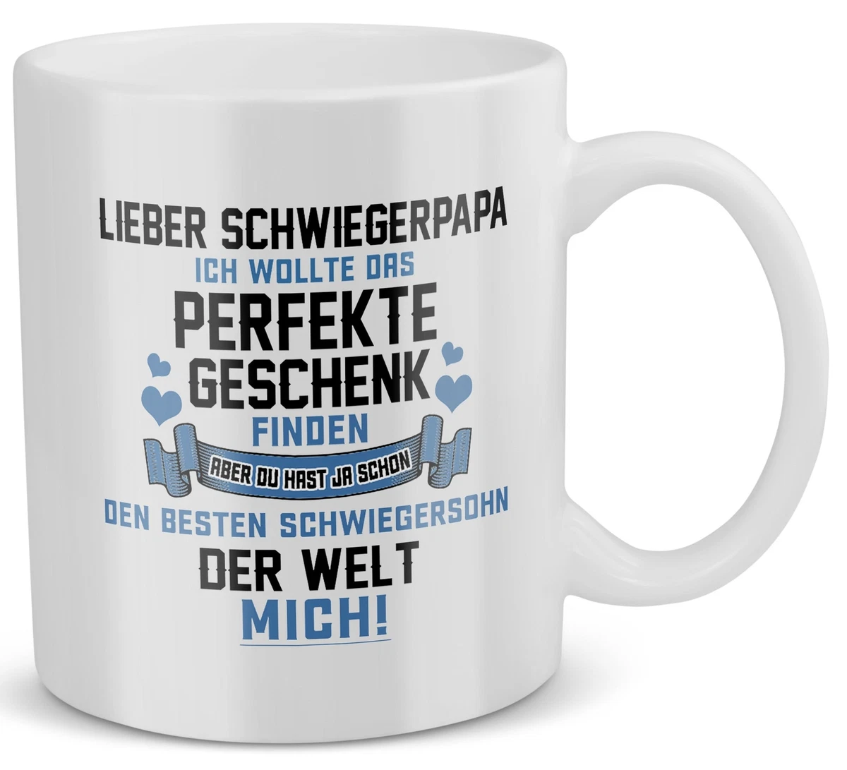 Schwiegerpapa Geschenk v. Schwiegersohn Schwiegervater Tasse Vater der Braut
