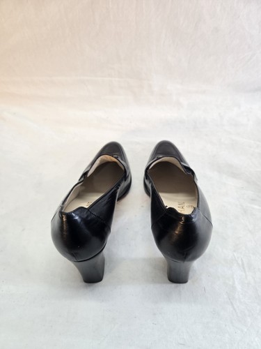 *Vintage Chanel Damen 39,5 Schwarz Leder Halbschuhe Pumps Heels GUC - Bild 6 von 11