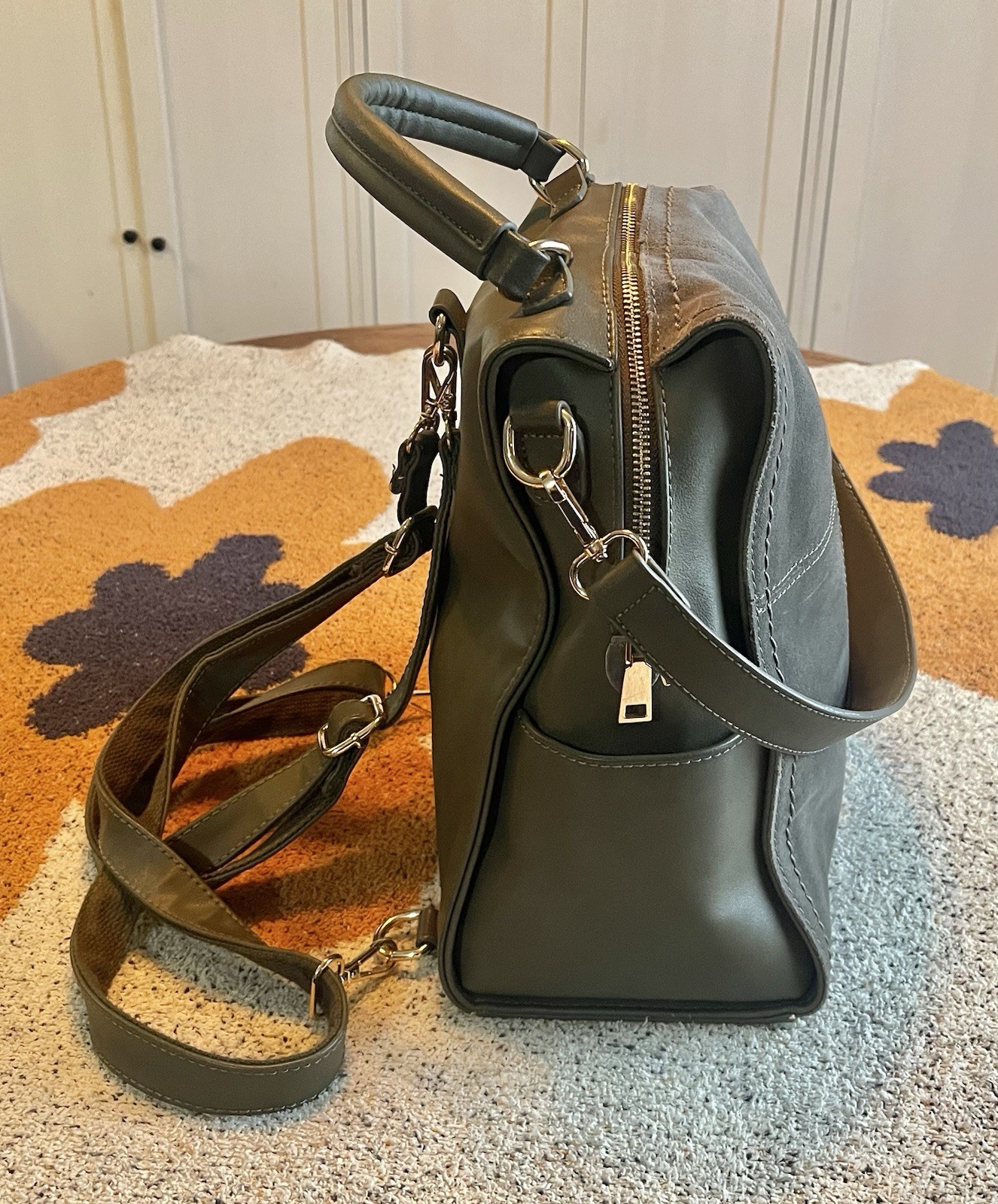 Gray Moda Luxe Brette Backpack - image 5