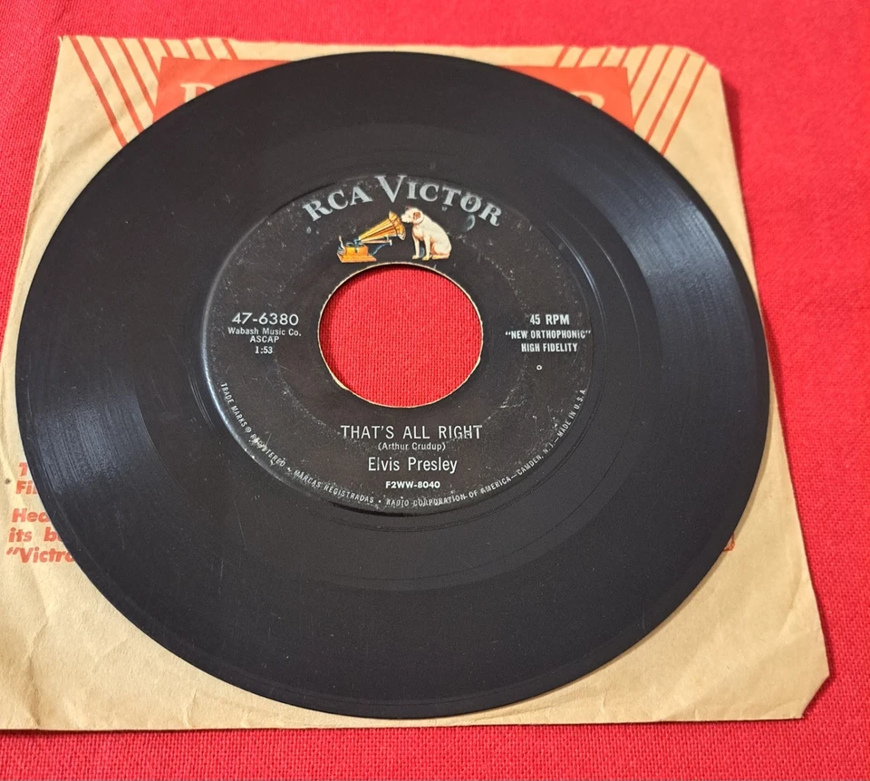 Elvis Rare 45  " That' s All Right " December 1955...USA - Bild 2 von 3