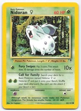 Nidoran F 82/110 Legendary Collection Common Pokemon Card Ken Sugimori LP PO28 on eBay