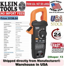 Klein Tools CL810 600A AC/DC Auto-Ranging Digital Pro Clamp Meter with Worklight