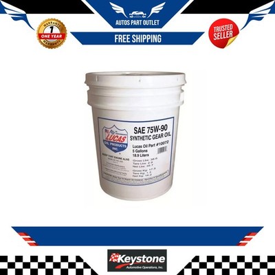 New 1 Pail SAE 75W-90 Pure Synthetic Gear Oil 10072
