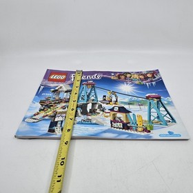 LEGO Friends Snow Ski Resort Instruction Manual Booklet 41324 MANUAL ONLY