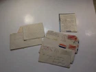 7 WW2 Letters Military Police 40th Infantry To Wife V-Mail New Albany Indiana
