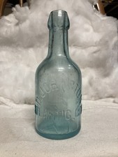D. Johnston Atlantic City, N. J. Porter Style Blob Top Beer Bottle