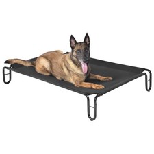 Luxury Elevated Dog Cot - Waterproof, Breathable, Large Size for Outdoor Comfort