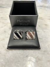 Platinum Plated Cufflinks by Marks And Spencer
