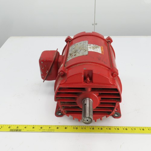 U.S. Electrical T528A 3HP AC Motor 1765RPM 200V 3PH 182T Frame 9.6A 60HZ - Picture 8 of 11