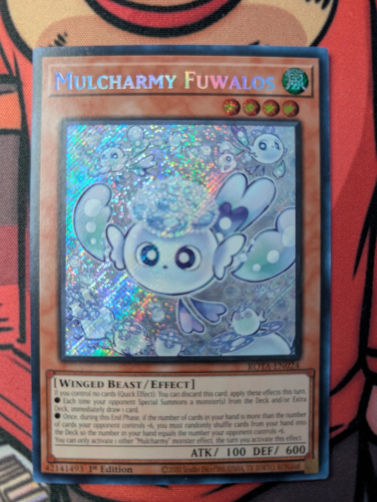 Mulcharmy Fuwalos | Secret Rare (NM) 1st Edition - ROTA-EN024 Yugioh Card