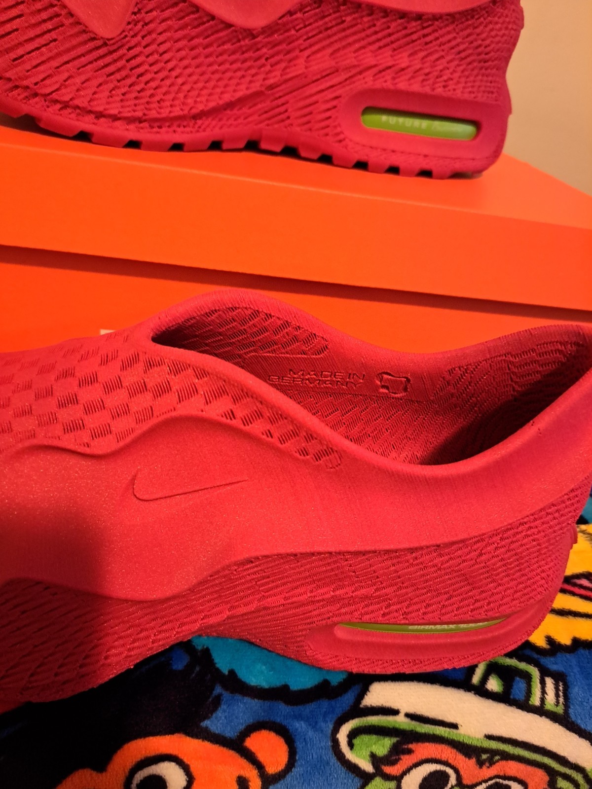 Zellerfeld Nike Air Max 1000 Red Atomic Green Men's Shoes Size 13 New In Box thumbnail 12