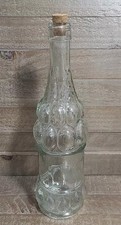 Vintage Glass Bottle Cork Stopper Mallorca Home Decor 12" Tall