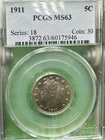 Photo of a 1911-P Liberty Nickel from an eBay listing that sold on Jul 14, 2026