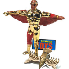 SilverHawks HOTWING & GYRO action figure COMPLETE original 1986 Kenner Telepix