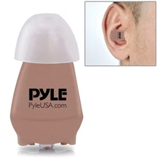 Pyle Digital Hearing Assistance Aid Amplifier, Rechargeable Battery & ITC Fit
