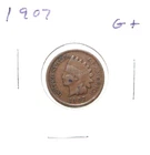1907 US Indian Head Cent  G Good Free Shipping