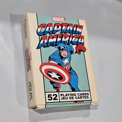 Marvel Captain America 52 Playing Cards Deck Comic Theme Modern (1970-Now)