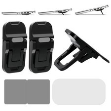 2 Pack Adjustable Height Keyboard Stand, Zinc Alloy Laptop Keyboard Riser wit...