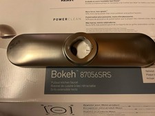 Bokeh Brushed Nickel 10 Inch Kitchen Sink Faucet Hole Cover Deck Plate Sliver