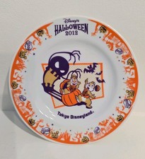 TOKYO DISNEY LAND Offical Disney's Halloween 2012 Chip&Dale Small Plate Limited 