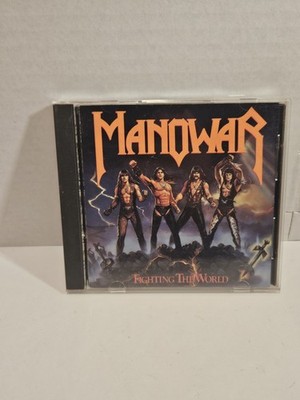 MANOWAR: Fighting the World (CD, 1987, ATCO Records) 7 90563-2