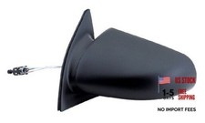 Driver Side Mirror for Saturn Coupe, Black, Non-Foldaway, Driver Side LH 
