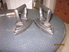 Pair Of Cast Iron Sad Irons  Matching
