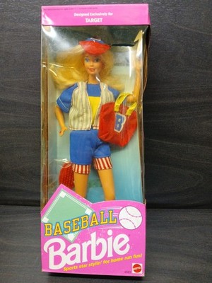 Vintage 1992 Mattel Baseball Barbie Target Special Edition NRFB  #4583 MLB