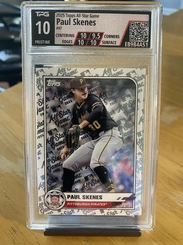 Paul Skenes 2025 Topps All-Star Game TPG 10 PRISTINE Pirates #87 ~ PSA