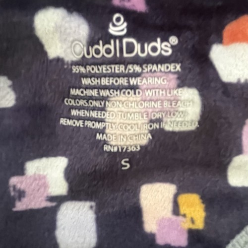 Cuddl Duds Women Pajamas Set Sz Small Purple Cozy Soft Fleece PJ’s Great Quality - Picture 3 of 8