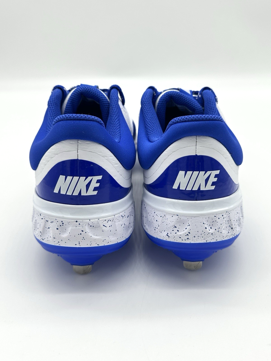 Nike Alpha Huarache Elite 4 Low Men's Size 8 Royal Blue Metal