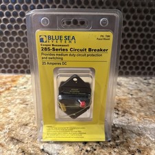 Blue Sea 7080 25 Amp Circuit Breaker Panel Mount 285 Series 7080 UPC 63208517...