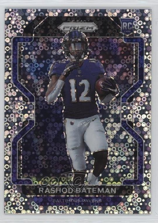 2021 Panini Prizm Rookie No Huddle Prizm Rashod Bateman #340 Rookie RC 0u06
