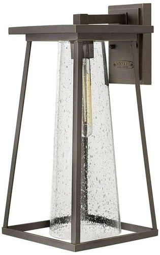 Hinkley Burke 16 3/4" High Bronze and Clear Glass Outdoor Wall Light - Picture 1 of 9