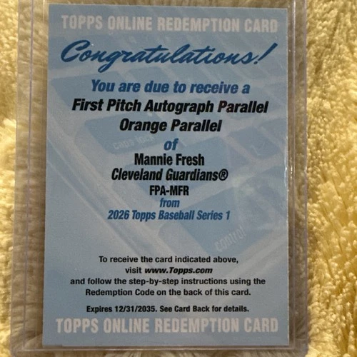 2026 Topps Series 1 Mannie Fresh Base (RAW)