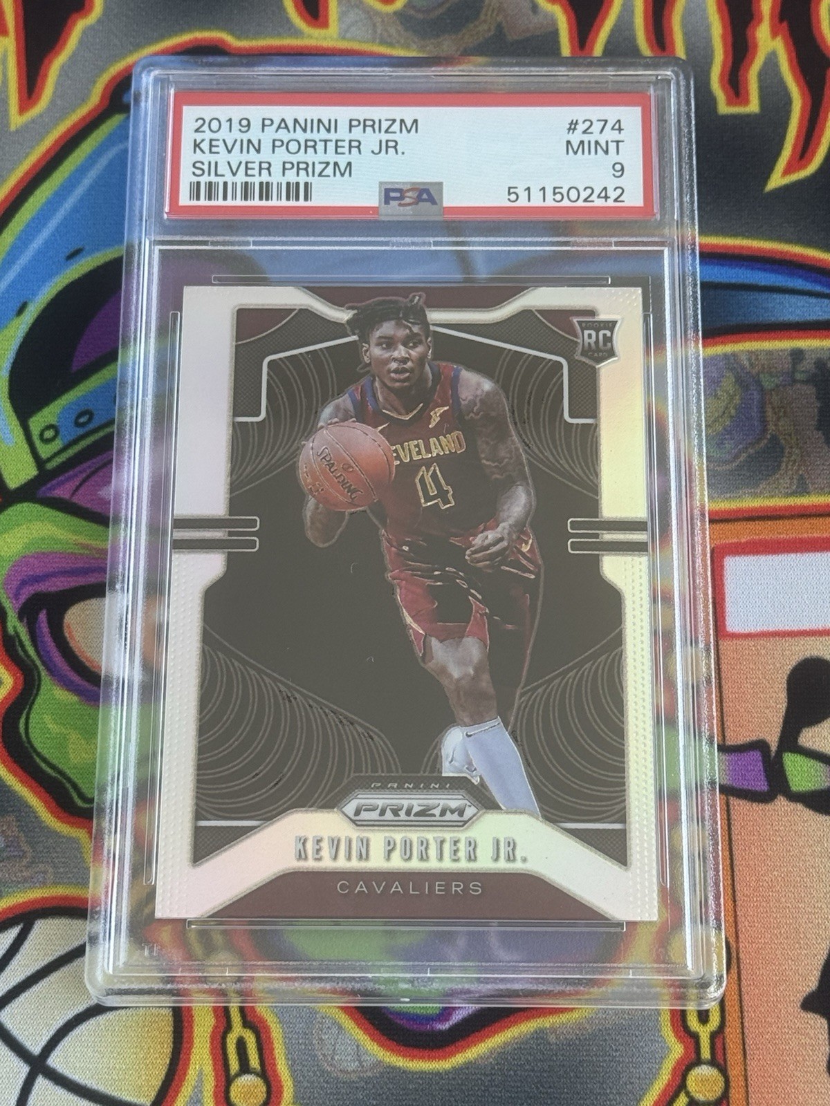 2019 20 KEVIN PORTER JR PANINI PRIZM SILVER #274 Rookie PSA 9 BUCKS