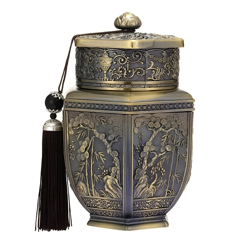 Practical Metal Tea Candy Canister Salts Shaker Multifunctional Kitchen Jar