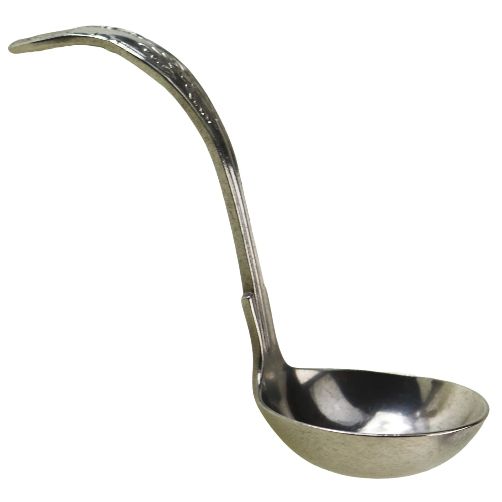 A good antique Victorian silver plated Kings pattern Sauce Ladle C.19thC