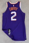 Phoenix Suns Game Worn Jersey Size 48 Amir Coffey Nike NBA Purple Minnesota