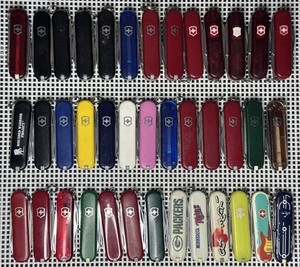 Victorinox 58mm Lot Of 39 Swiss Army Knives Collection Of All Different SAK's #8